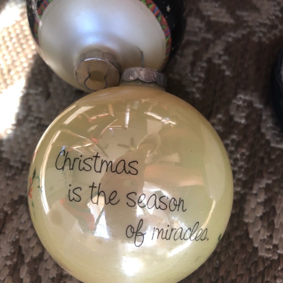 Set Glass Christmas Ornaments - Picture 3 of 10